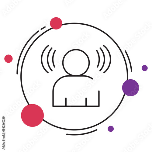 Awareness Icon, Enhancing Awareness for a Better Future, The Power of Awareness Unlocking Potential, vector