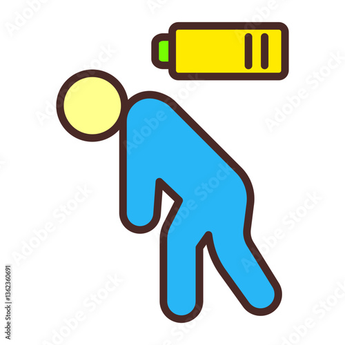Fatigue Vector Icon Design