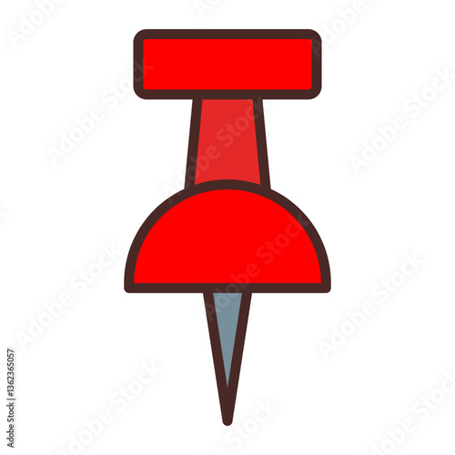 Pin Vector Icon Design