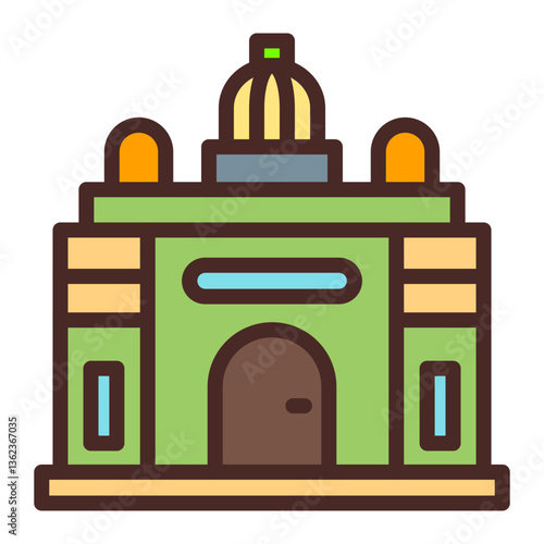 Palace Vector Icon Design