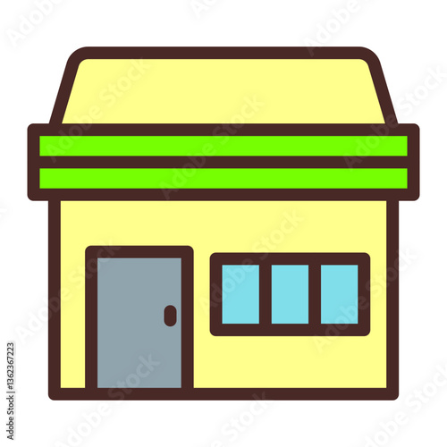 Convenience Store Vector Icon Design
