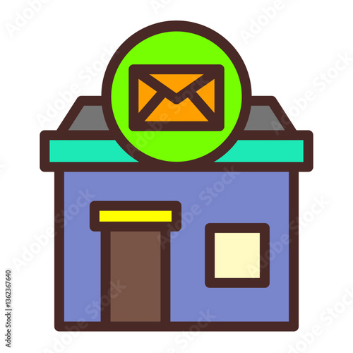 Post Office Vector Icon Design