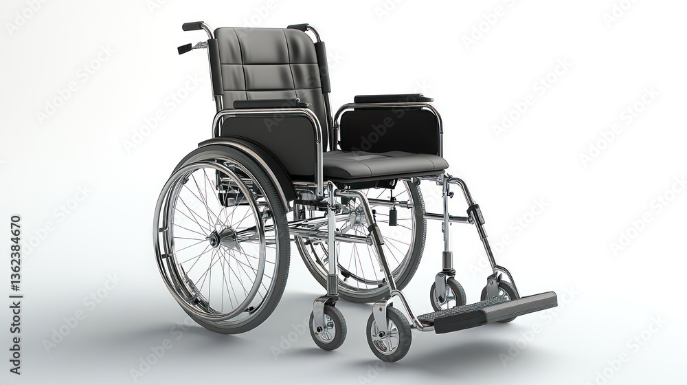 Fototapeta premium Modern Wheelchair Design: A symbol of mobility and independence