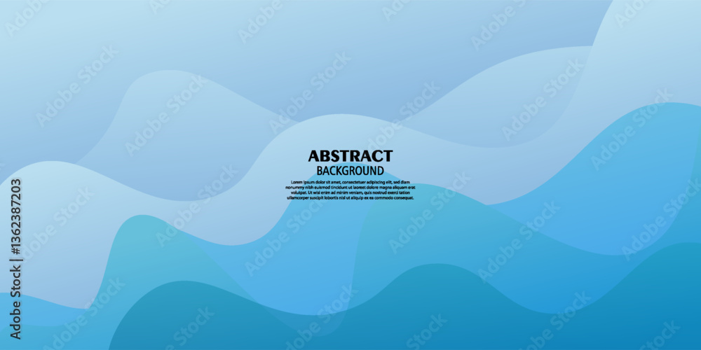 Abstract colorful bright blue liquid 3D background. Minimal wave pattern banner background. Vector Eps10 Abstract colorful bright blue liquid 3D background. Minimal wave pattern banner background. Vector Eps10