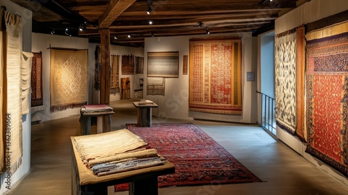 Textile heritage, An exhibition space filled with unique woven treasures