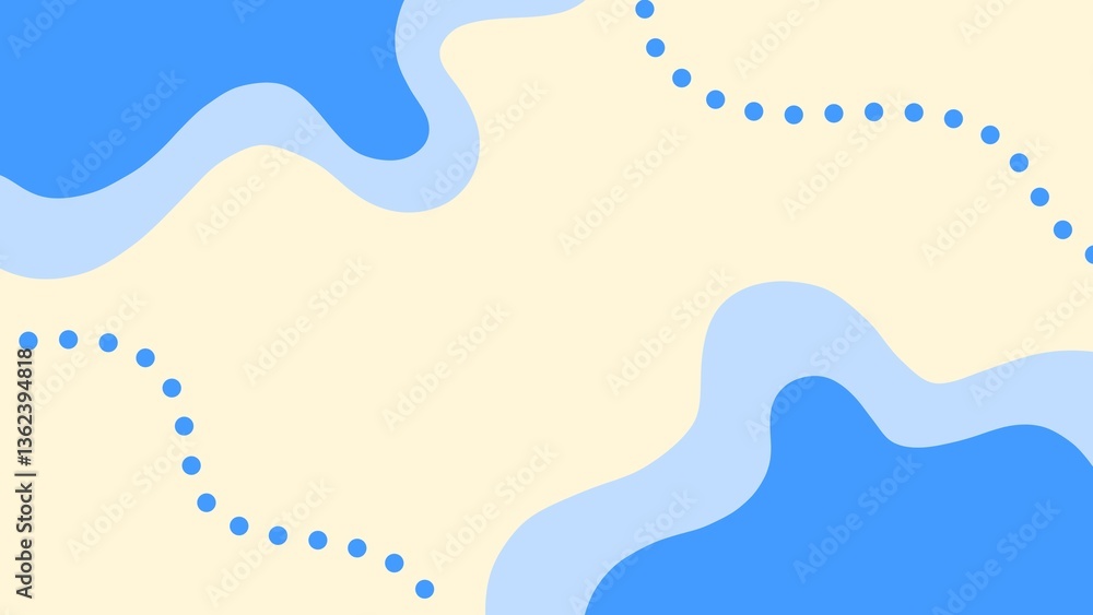 Aesthetic background with organic waves of pastel blue and beige Aesthetic background with organic waves of pastel blue and beige