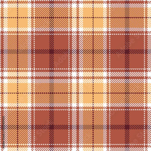 Modern Cool White Seamless Tartan Textile Design Variant 2118