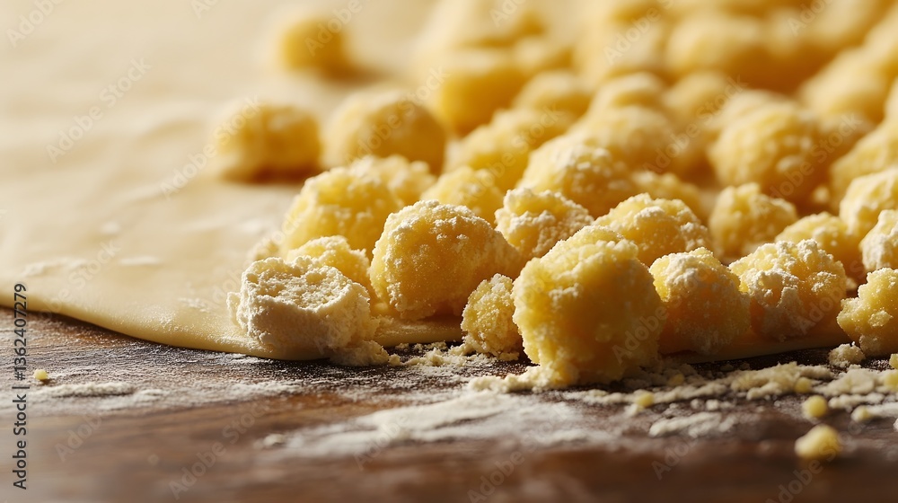 Delicious Homemade Gnocchi Pasta Dough Preparation Delicious Homemade Gnocchi Pasta Dough Preparation