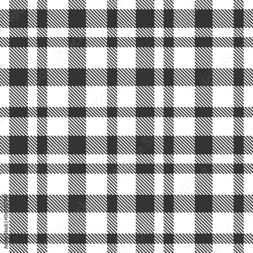 Modern Seamless Tartan in Soft White tones Textile Design Variant 2173