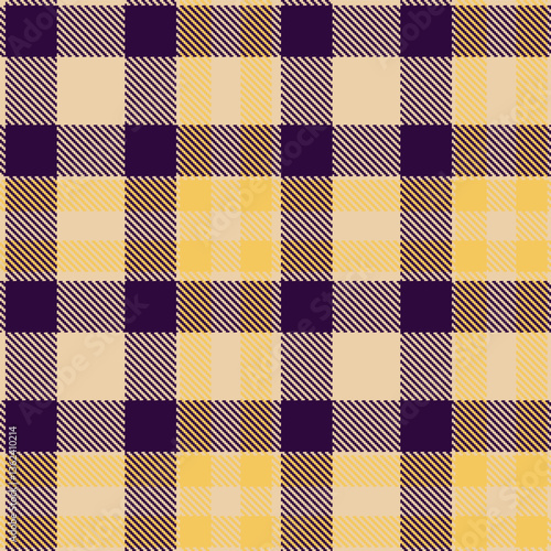Wallpaper Mural Soft Light Peach and Light Dark Violet Seamless Tartan Textile Design Torontodigital.ca