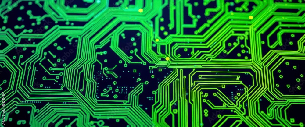 Intricate glowing blue and green circuit board pattern, abstract tech background, electric, blue Intricate glowing blue and green circuit board pattern, abstract tech background, electric, blue