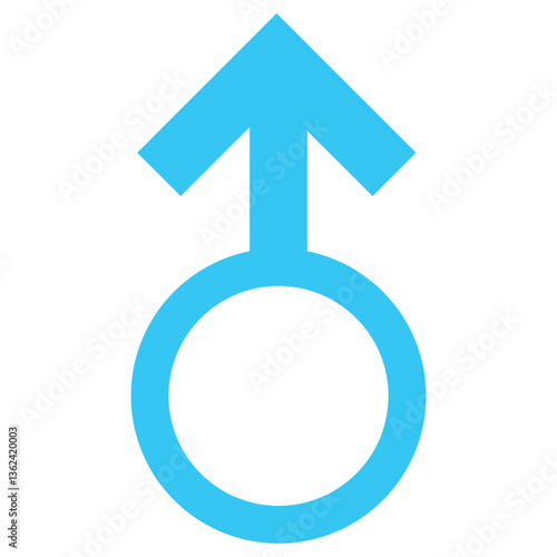 Male genital mark icon vector design