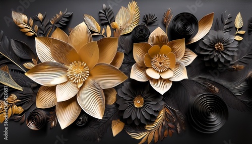 frangipani flower on black background