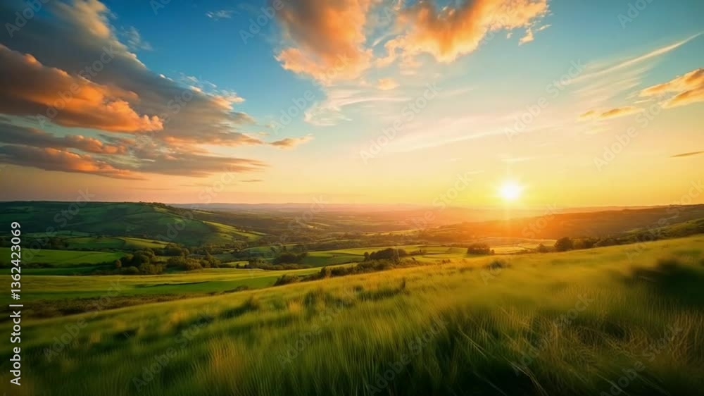 The view of the field is breathtaking, bathed in the golden light of the sun as it rises or sets on the horizon. The view of the field is breathtaking, bathed in the golden light of the sun as it rises or sets on the horizon.
