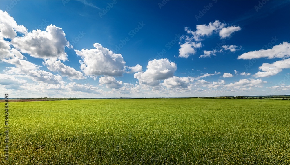green field and blue sky green field and blue sky