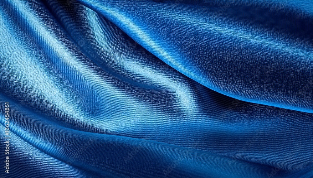 Obraz premium blue satin background