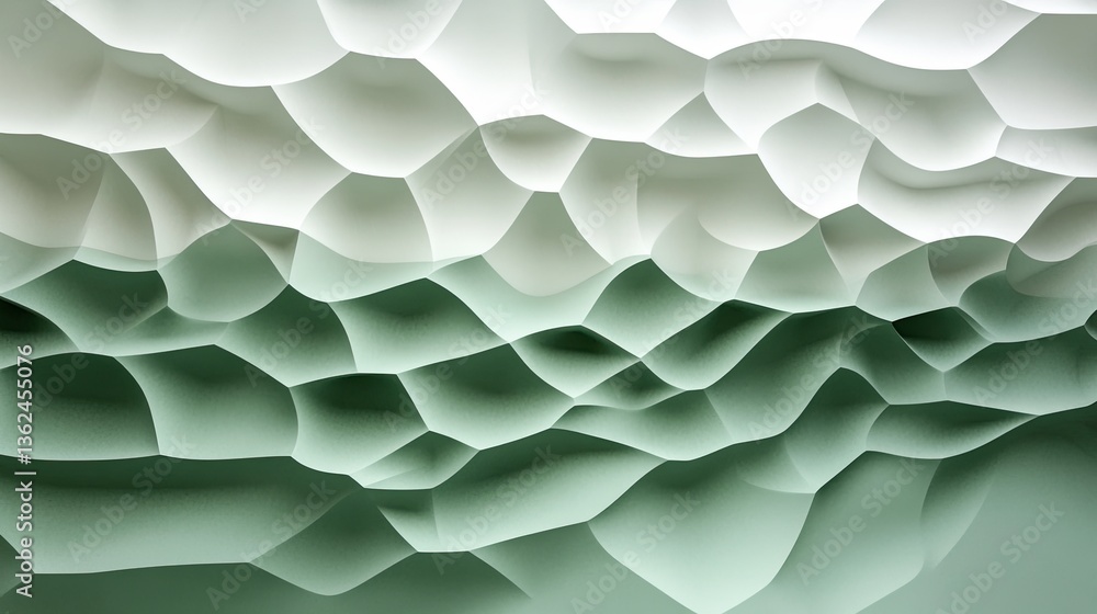 Abstract Green Cubes Abstract Green Cubes
