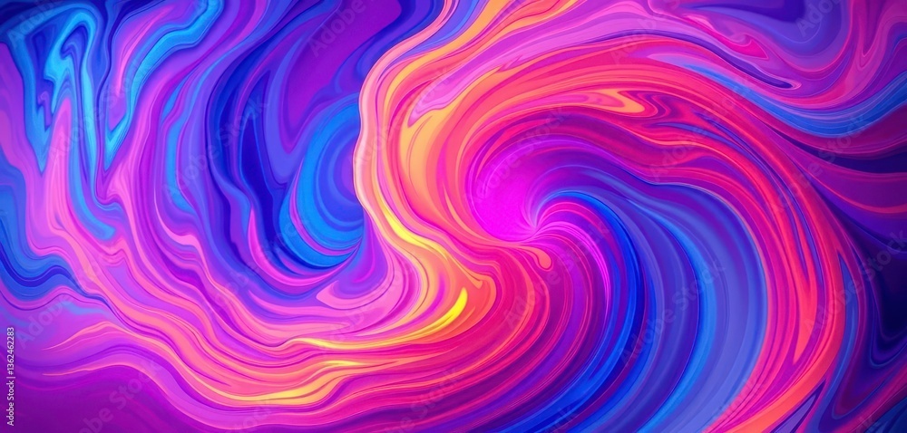 Vibrant hues swirl in dynamic, non-representational composition, artwork, dynamic Vibrant hues swirl in dynamic, non-representational composition, artwork, dynamic