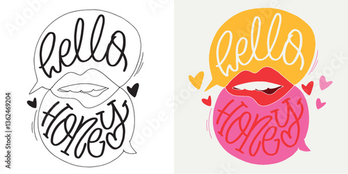 Funny trendy hand drawn doodle lettering quote. Lettering for t-shirt design, mug print, bag print, clothes fashion. 100% hand drawn vector image.