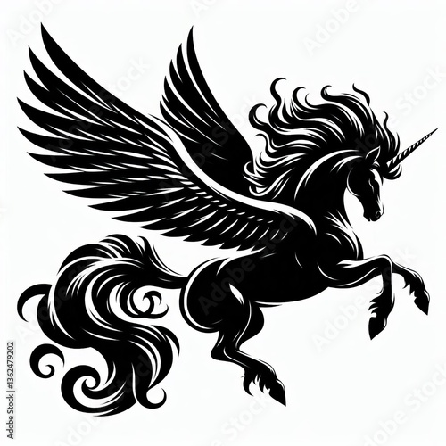 Unicorn Silhouette illustration