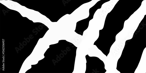 Vector abstract animalistic background.Zebra Stripes Pattern. Zebra print, animal skin, tiger stripes texture, abstract pattern, line background, fabric. Amazing hand drawn vector illustration. 