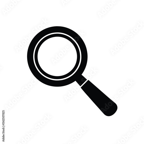 Magnifying glass icon isolated on white background