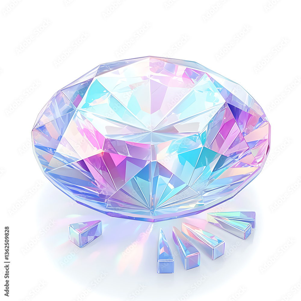 Illustration about investing in diamond business and collecting valuable diamonds. Illustration about investing in diamond business and collecting valuable diamonds.