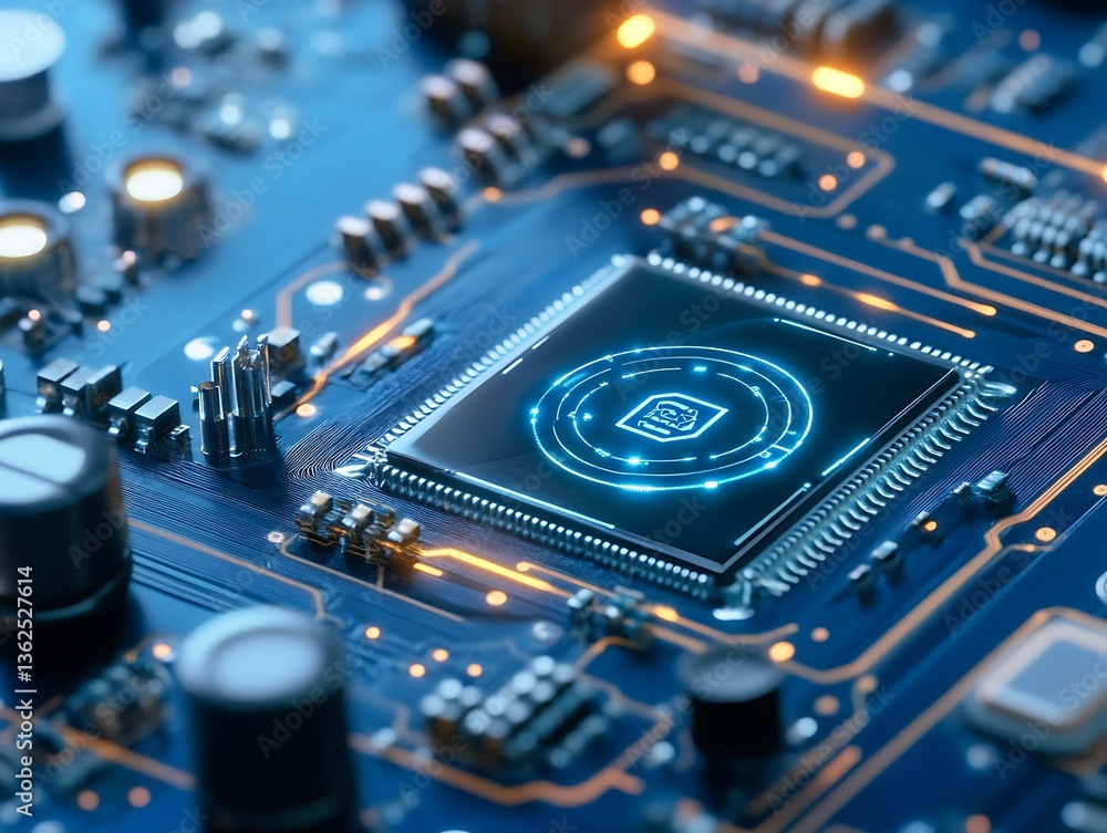 Illuminating data core: A focus on circuit board microchip technology Illuminating data core: A focus on circuit board microchip technology