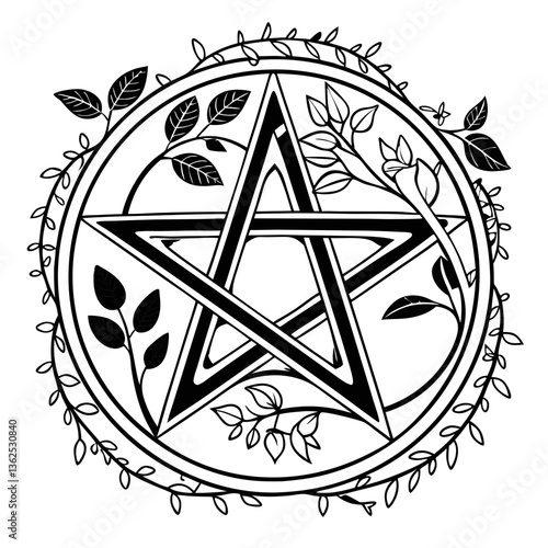celtic pentagram knot symbol