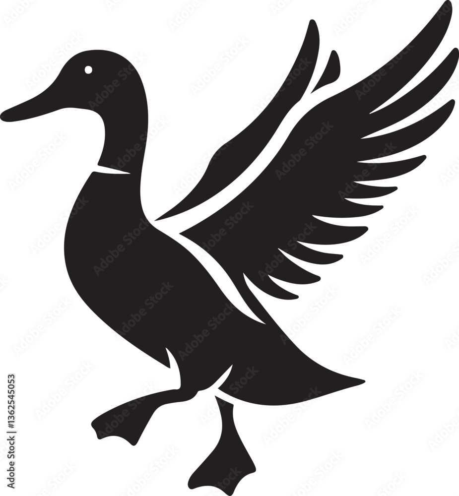 Obraz premium duck isolated on white