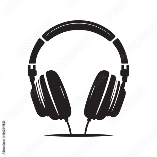 headphones isolated on white background