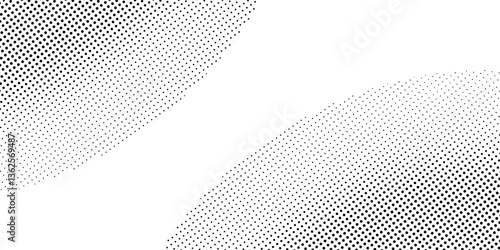 Abstract dotted halftone background. Grainy gradient texture background with dots. Noise Stipple pointillism pattern. Sand, grain, grunge stipple effect. Abstract texture