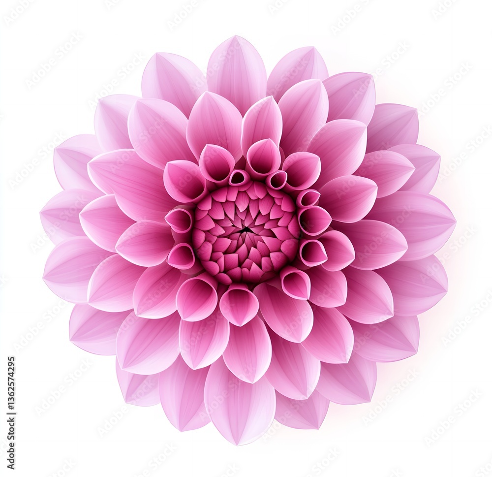 Stunning Pink Dahlia Flower Blossom Close Up Macro Shot Beautiful Floral Nature Image Stunning Pink Dahlia Flower Blossom Close Up Macro Shot Beautiful Floral Nature Image