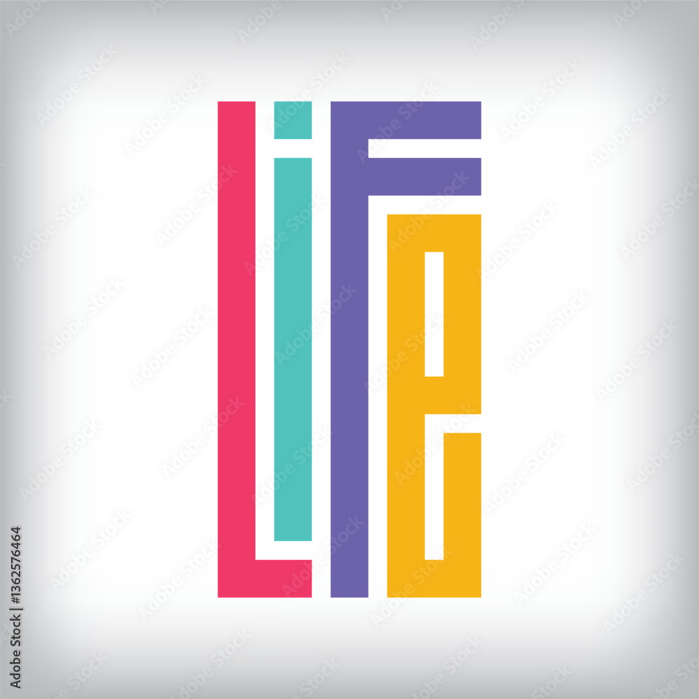 Design reflects the colorful and dynamic structure of life logo. Life text Offers a minimalist and modern look. Design reflects the colorful and dynamic structure of life logo. Life text Offers a minimalist and modern look.