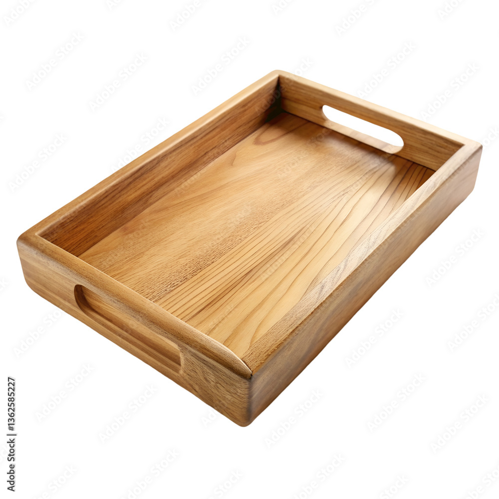 Wooden tray isolated on transparent background
Wooden tray isolated on transparent background
