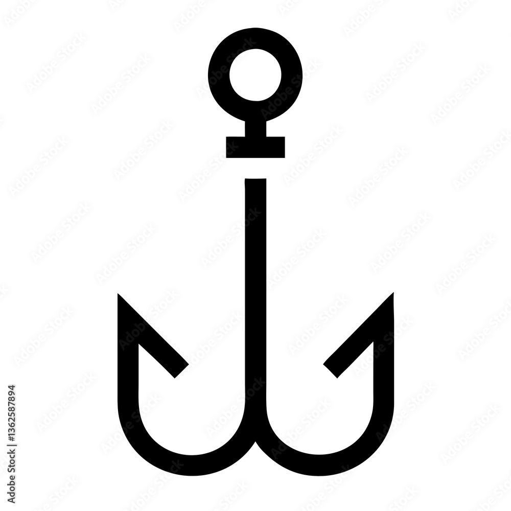 anchor icon vector illustration anchor icon vector illustration
