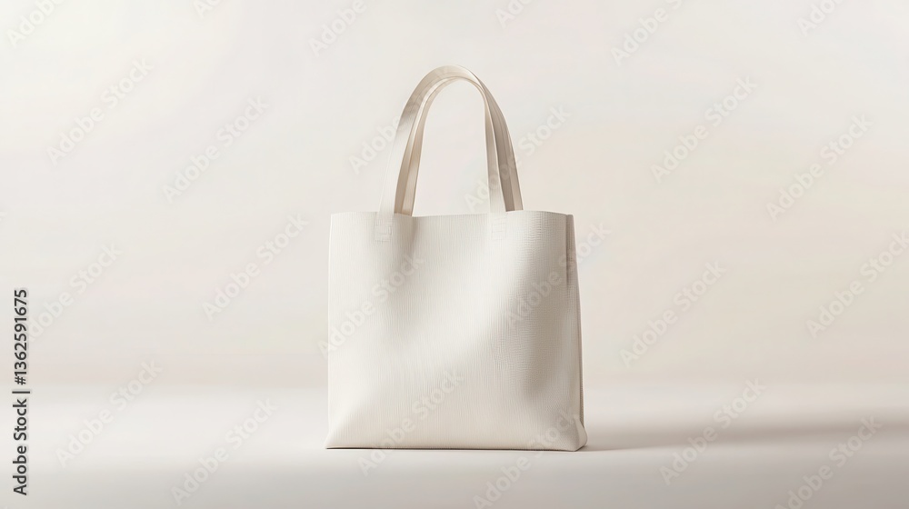 A modern design for an eco cloth tote bag. A reusable cotton tote bag template with handles. A blank shopping 3d isolated realistic concept mockup on a white background. A modern design for an eco cloth tote bag. A reusable cotton tote bag template with handles. A blank shopping 3d isolated realistic concept mockup on a white background.