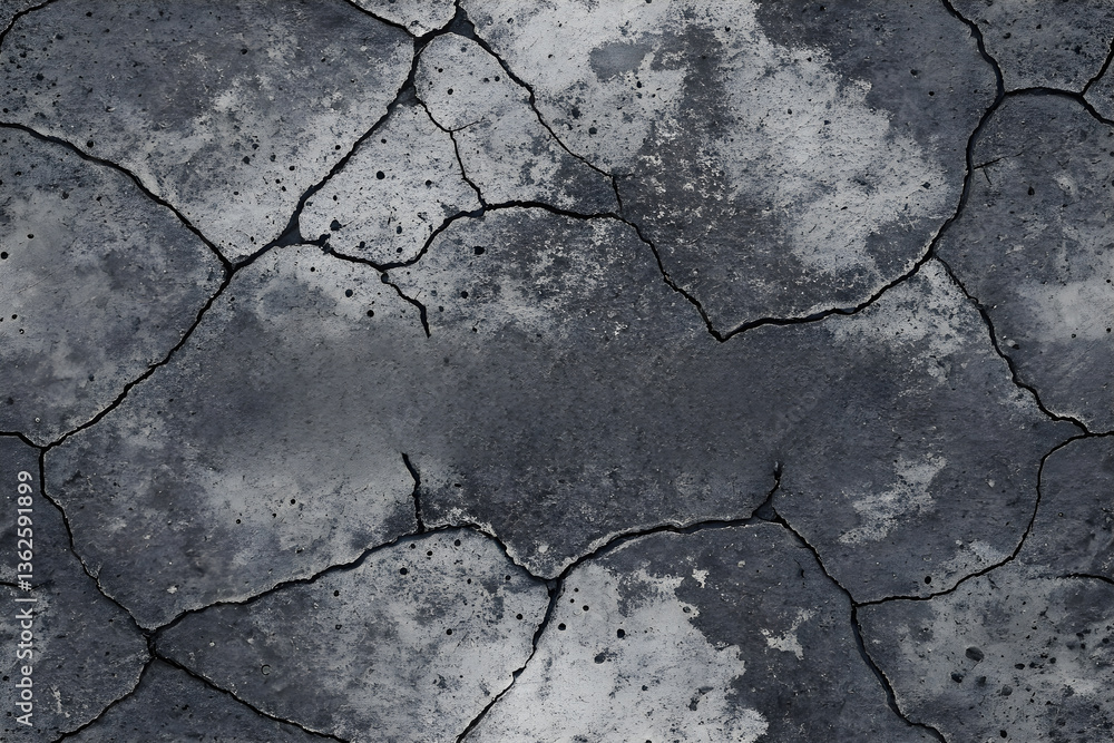 Fototapeta premium Dark Grunge Concrete Texture with Rough and Weathered Surface