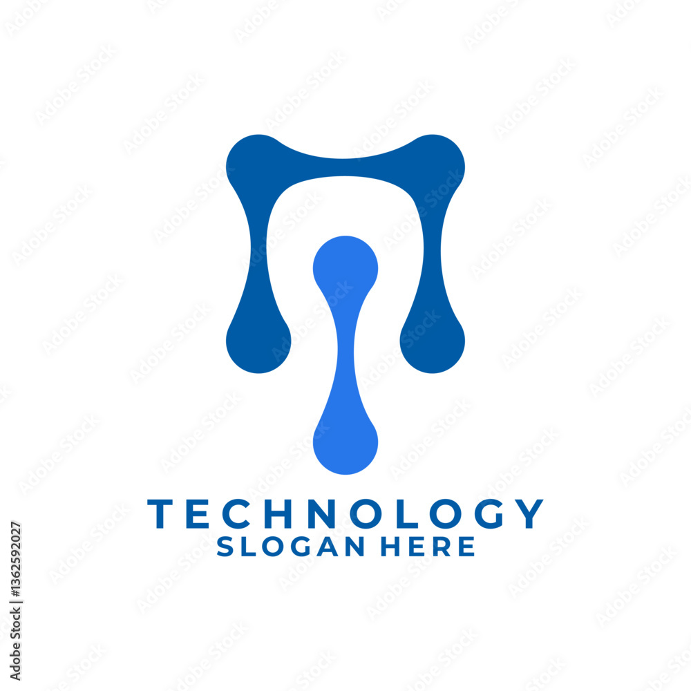 Technology logo inspiration vector design concept Technology logo inspiration vector design concept