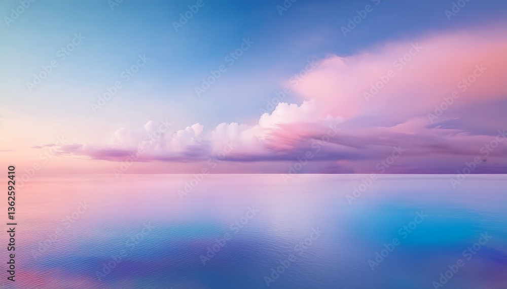 Heavenly shades create a calming effect. Heavenly shades create a calming effect.