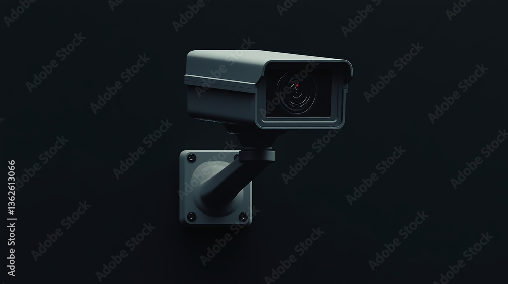 A close-up image of a modern surveillance camera mounted on a wall, emphasizing security technology and monitoring systems in contemporary environments. A close-up image of a modern surveillance camera mounted on a wall, emphasizing security technology and monitoring systems in contemporary environments.
