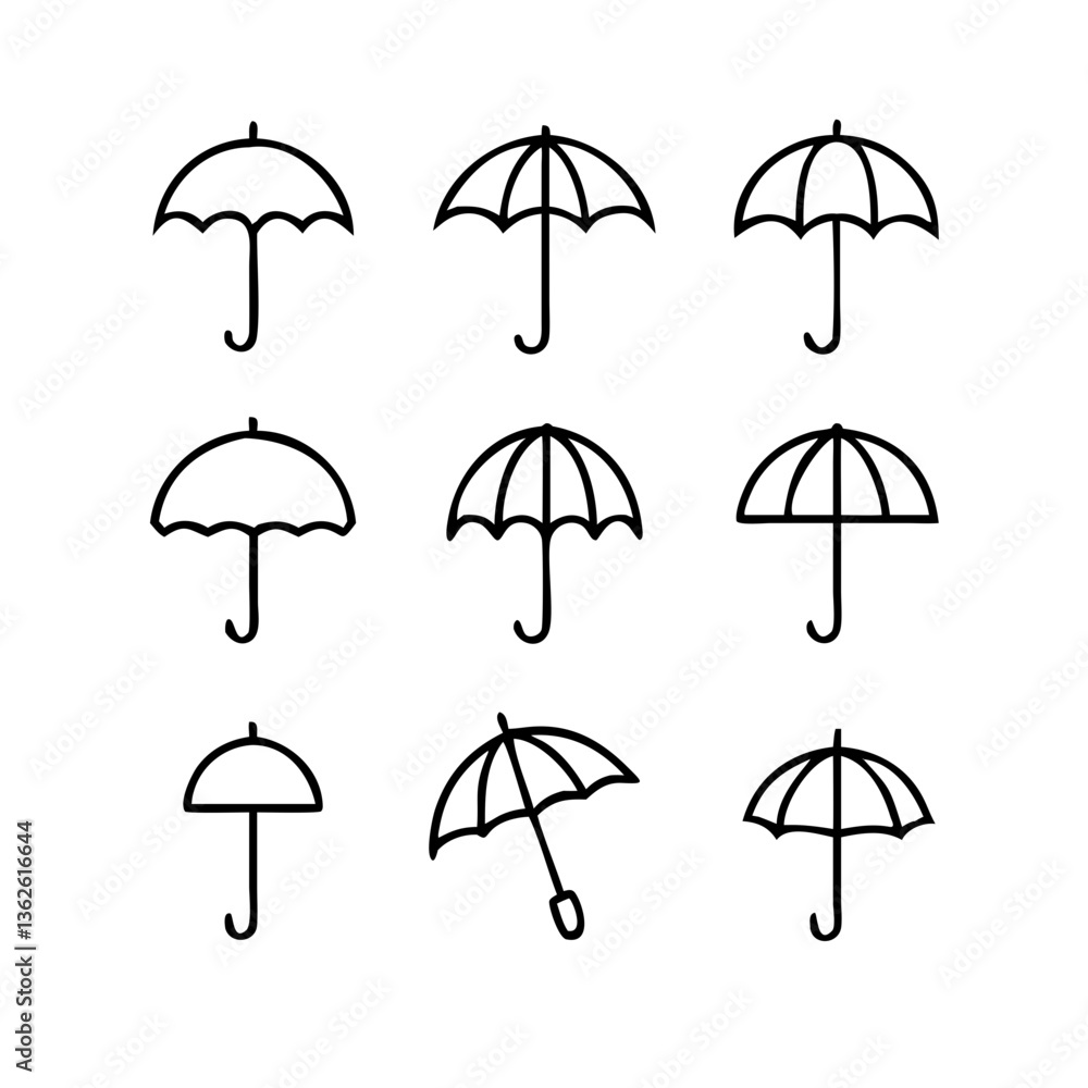 Umbrella Icon Vector Umbrella Icon Vector