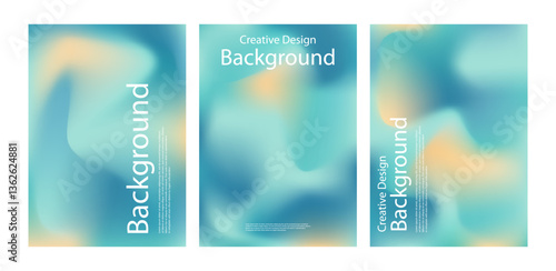 Abstract liquid background layout. Set of Covers Design Templates. Trendy Modern Background. Vector Illustration.