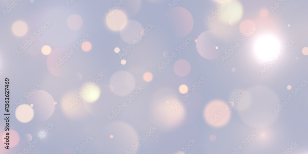 Obraz premium Soft bokeh background.Blurry particles.Bright bokeh light.Cute background