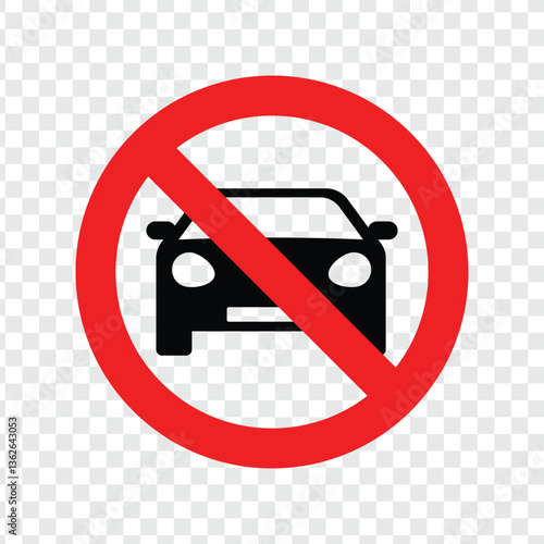 no car park sign