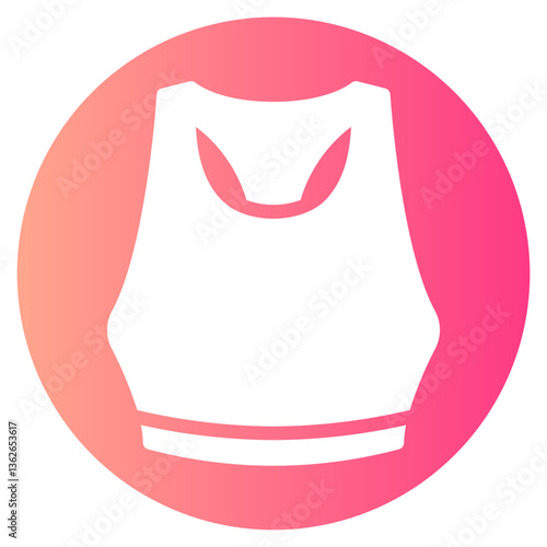 tank top gradient icon