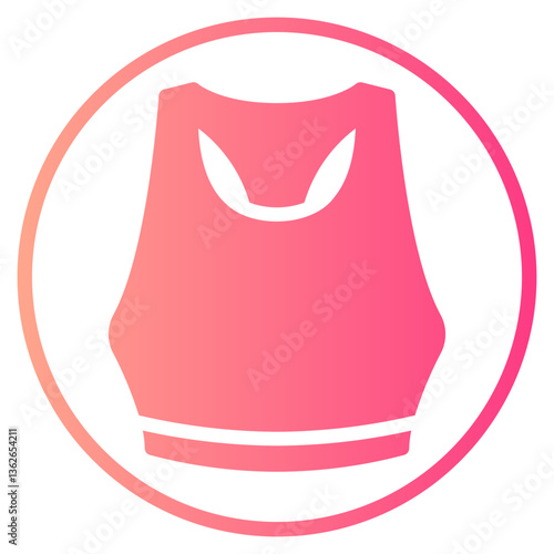 tank top gradient icon