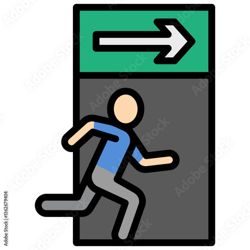 Emergency Exit Icon