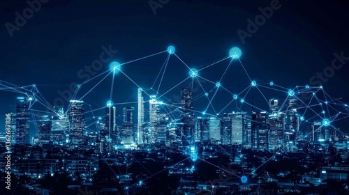 Wallpaper Mural Empowering the Future: Smart Cities and Global Business  Torontodigital.ca