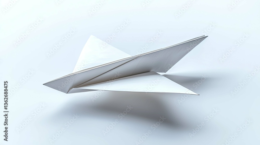 White Paper Airplane Origami: A Simple, Elegant Craft White Paper Airplane Origami: A Simple, Elegant Craft